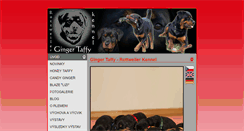 Desktop Screenshot of gingertaffy.com
